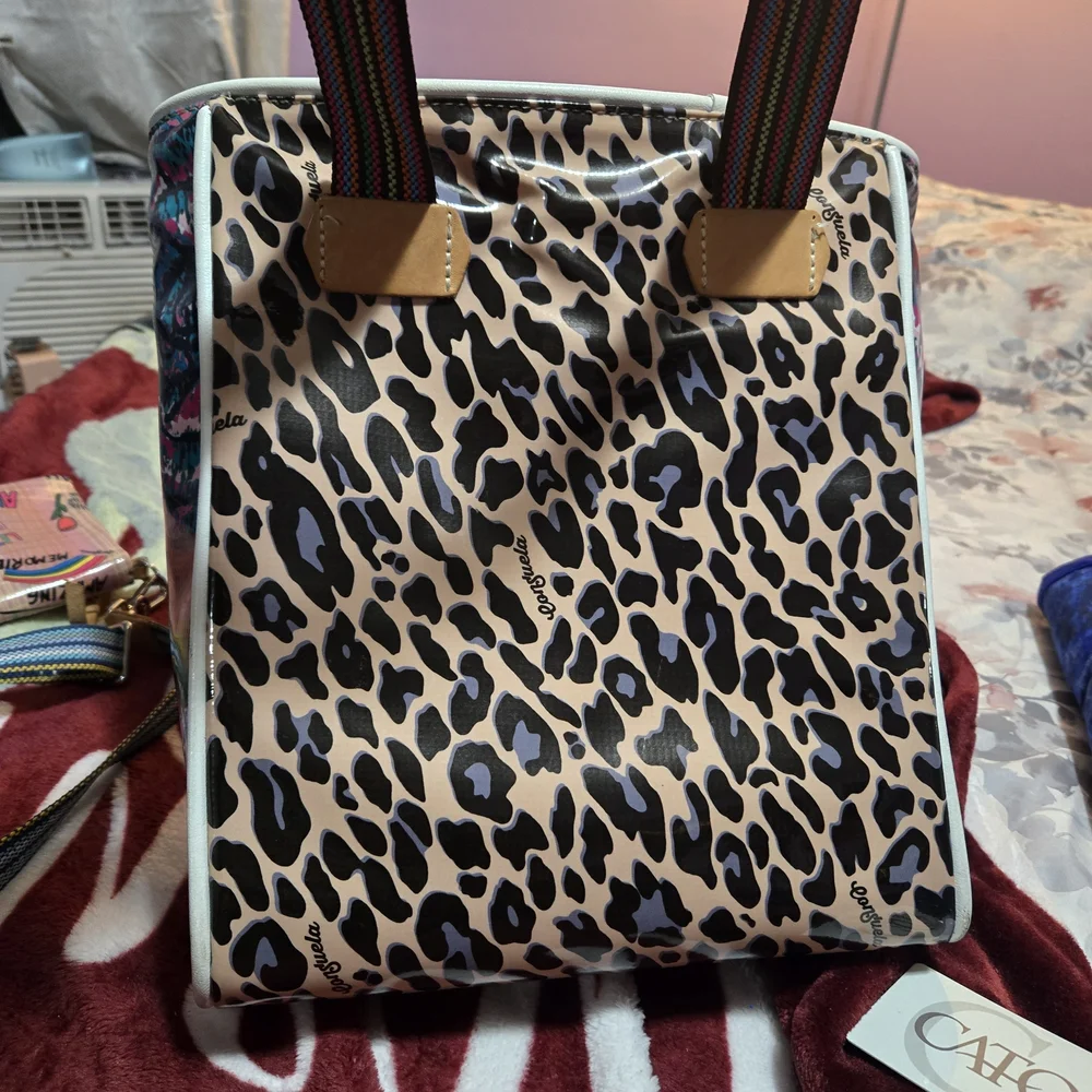 Consuela Leopard Print Tote Bag - Picture 4 of 4